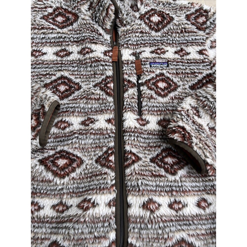 PATAGONIA Men's All-Over Print Classic Retro-X Fleece Jacket Full Zip Large - Picture 6 of 14